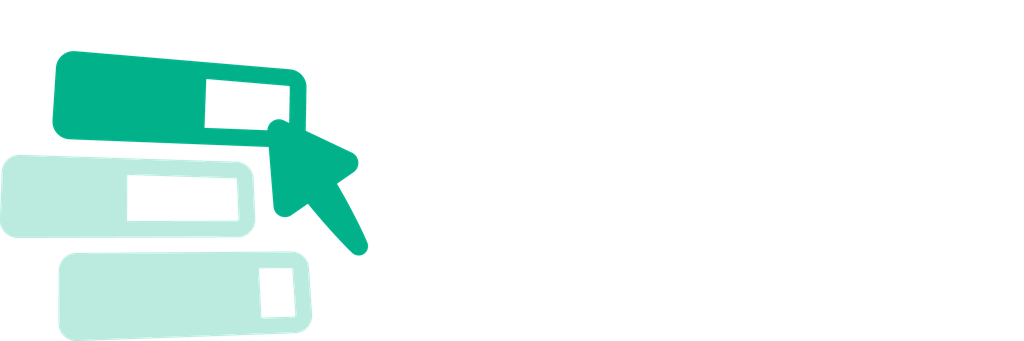 Three progress bars and a mouse cursor